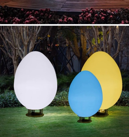 Светильник Яйцо 116х180 питание от 220, RGB